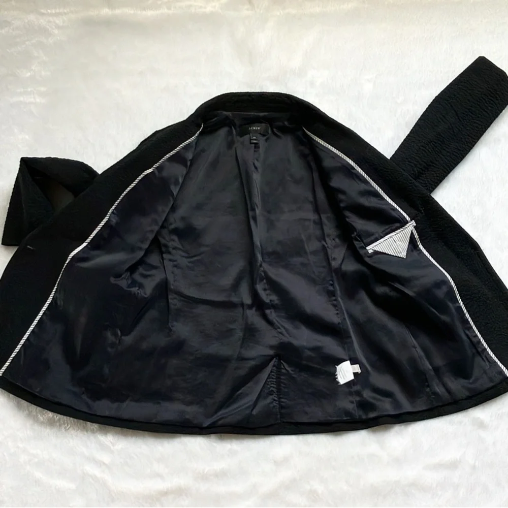 Like New Black J. Crew Eniko Seersucker Blazer, size 6P